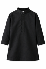 Tiny Tales Wear – Classic Black Kurta Trouser for Boys | Elegant Kids Traditional Outfit - Image 3